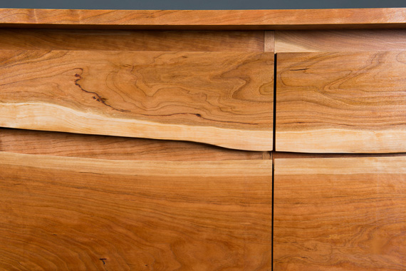 Live Edge Cherry Credenza